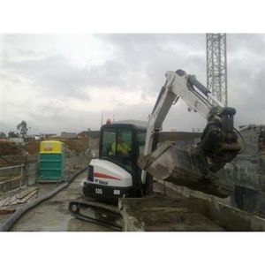 The machine hard at work at Cotter Dam