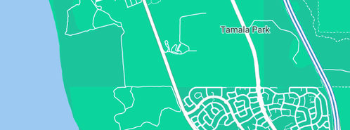 Map showing the location of Casotti Plumbers & Gasfitters in Tamala Park, WA 6030