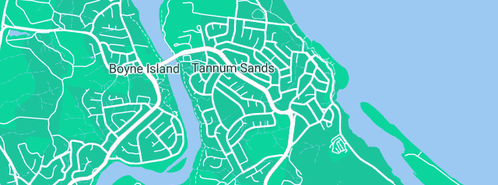 Map showing the location of John Campbell Plumbing in Tannum Sands, QLD 4680