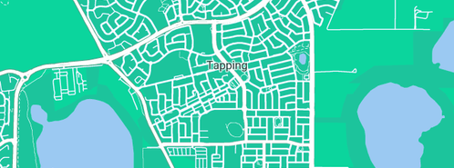 Map showing the location of Future Plumbing And Gas Wa in Tapping, WA 6065