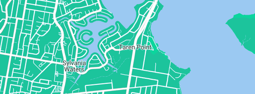 Map showing the location of Forrester And Johnson in Taren Point, NSW 2229