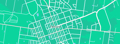 Map showing the location of Dean Guymer Plumbing Service in Temora, NSW 2666