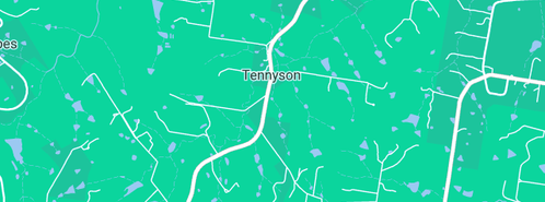 Map showing the location of Leeson Plumbing & Civil Pty Ltd in Tennyson, NSW 2754