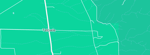 Map showing the location of Rodda Plumbing in Telowie, SA 5540