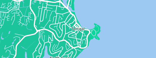 Map showing the location of Montgomery Plumbing Service in Terrigal, NSW 2260