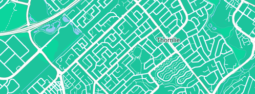 Map showing the location of Upside Down Plumbing Perth in Thornlie, WA 6108