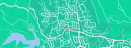 Map showing the location of Faulkner Plumber in The Gap, QLD 4061