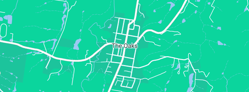 Map showing the location of CTM Plumbing Pty Ltd in The Oaks, NSW 2570