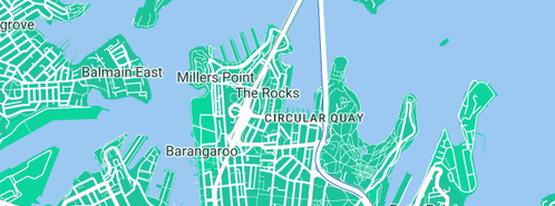 Map showing the location of The Tap Technician in The Rocks, NSW 2000