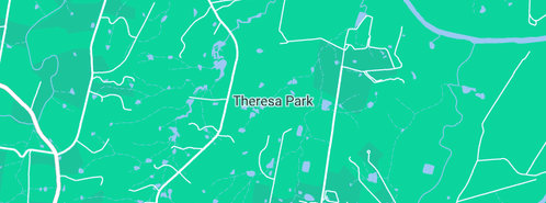 Map showing the location of Theresa Park Plumbing in Theresa Park, NSW 2570