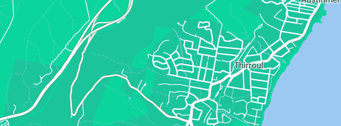 Map showing the location of Cadifern Australia in Thirroul, NSW 2515