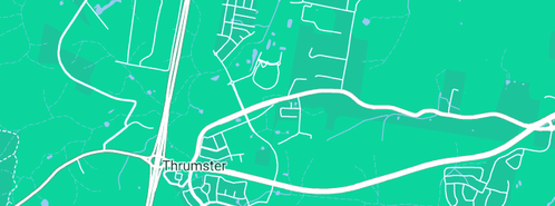 Map showing the location of Davey Brothers Plumbing in Thrumster, NSW 2444