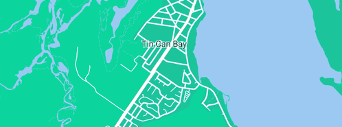 Map showing the location of Diamond Plumbing - Tin Can Bay in Tin Can Bay, QLD 4580