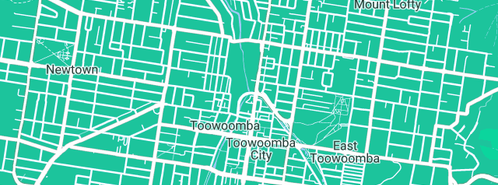 Map showing the location of Peter Dempsey Plumbing & Gas in Toowoomba, QLD 4350