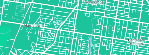 Map showing the location of Andy Burke Plumbing in Toowoomba West, QLD 4350