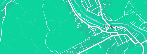 Map showing the location of Wedlake Plumbing in Toodyay, WA 6566