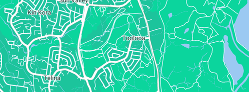 Map showing the location of Plumbcall - Gladstone in Toolooa, QLD 4680