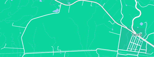 Map showing the location of G Whatley & Sons in Toora, VIC 3962