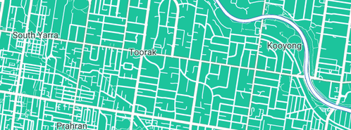 Map showing the location of Jim's Plumbing Toorak in Toorak, VIC 3142