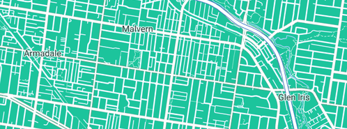 Map showing the location of Malvern Plumbers in Tooronga, VIC 3146