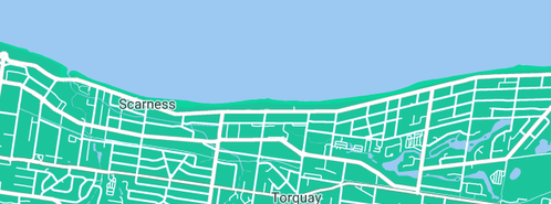 Map showing the location of John Thompson Plumbing & Draining in Torquay, QLD 4655