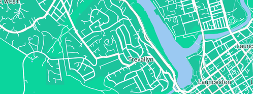 Map showing the location of Grant Chugg Plumbing in Trevallyn, TAS 7250