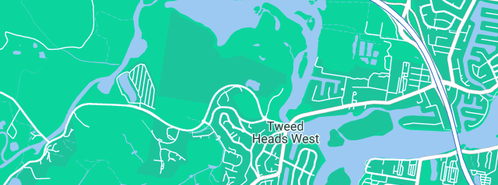 Map showing the location of Brett Chandler Plumbing in Tweed Heads West, NSW 2485