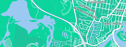 Map showing the location of Roca Plumbing & Roofing in Tweed Heads, NSW 2485