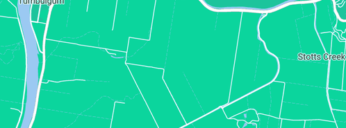 Map showing the location of Des Carlson in Tumbulgum, NSW 2490