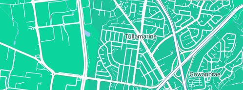 Map showing the location of D & J Carmody in Tullamarine, VIC 3043