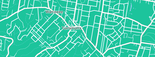 Map showing the location of Bayliss D H in Turramurra, NSW 2074