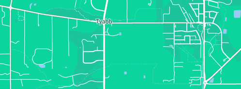 Map showing the location of Silver Plumbing Services in Tyabb, VIC 3913