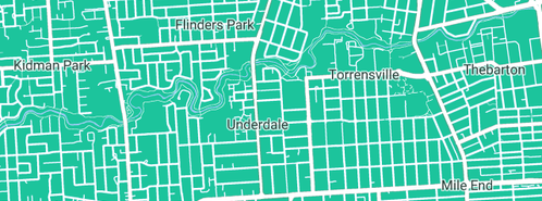 Map showing the location of Barry Robertson in Underdale, SA 5032