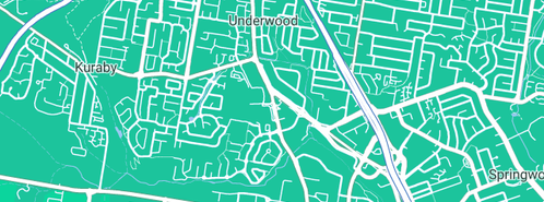 Map showing the location of Allways plumbing services in Underwood, QLD 4119