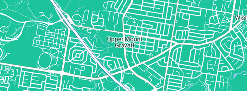 Map showing the location of Peter Price Plumbing in Upper Mount Gravatt, QLD 4122