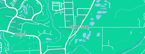 Map showing the location of Scotia Plumbing Service in Upper Swan, WA 6069