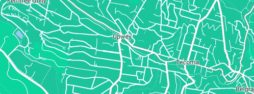 Map showing the location of Plumb Fx Pty Ltd in Upwey, VIC 3158