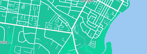 Map showing the location of Peart AC & HC Plumbing in Urangan, QLD 4655