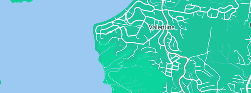 Map showing the location of Parrott Plumbing in Valentine, NSW 2280