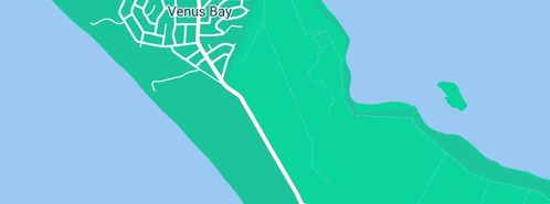 Map showing the location of Straitline Plumbing Services in Venus Bay, VIC 3956