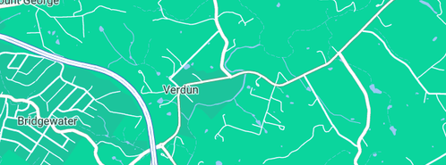 Map showing the location of Burbidge R S Pty Ltd in Verdun, SA 5245