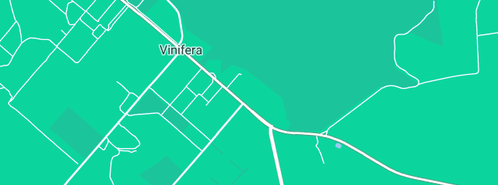 Map showing the location of Vernon's Plumbing in Vinifera, VIC 3591