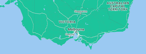 Map showing the location of WhiteAir & Plumbing in Victoria