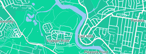 Map showing the location of Schipps Plumbing Services in Voyager Point, NSW 2172