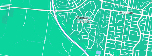 Map showing the location of Waugh Plumbing in Wandana Heights, VIC 3216