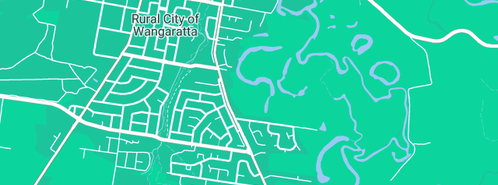 Map showing the location of Plumbforce Plumbing & Gas Fitting in Wangaratta, VIC 3677