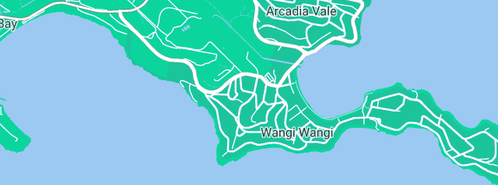 Map showing the location of Plumber Wangi Wangi in Wangi Wangi, NSW 2267