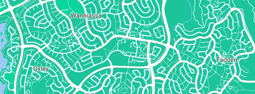 Map showing the location of Alan Cook Plumbing & Maintenance in Wanniassa, ACT 2903