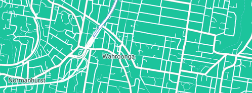 Map showing the location of Wahroonga Plumbing in Wahroonga, NSW 2076