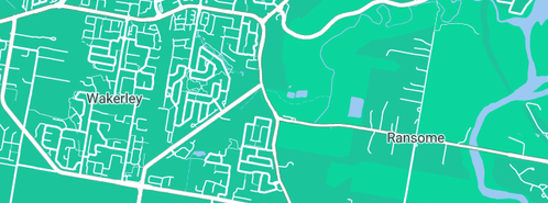 Map showing the location of Macquarie Plumbing Services in Wakerley, QLD 4154